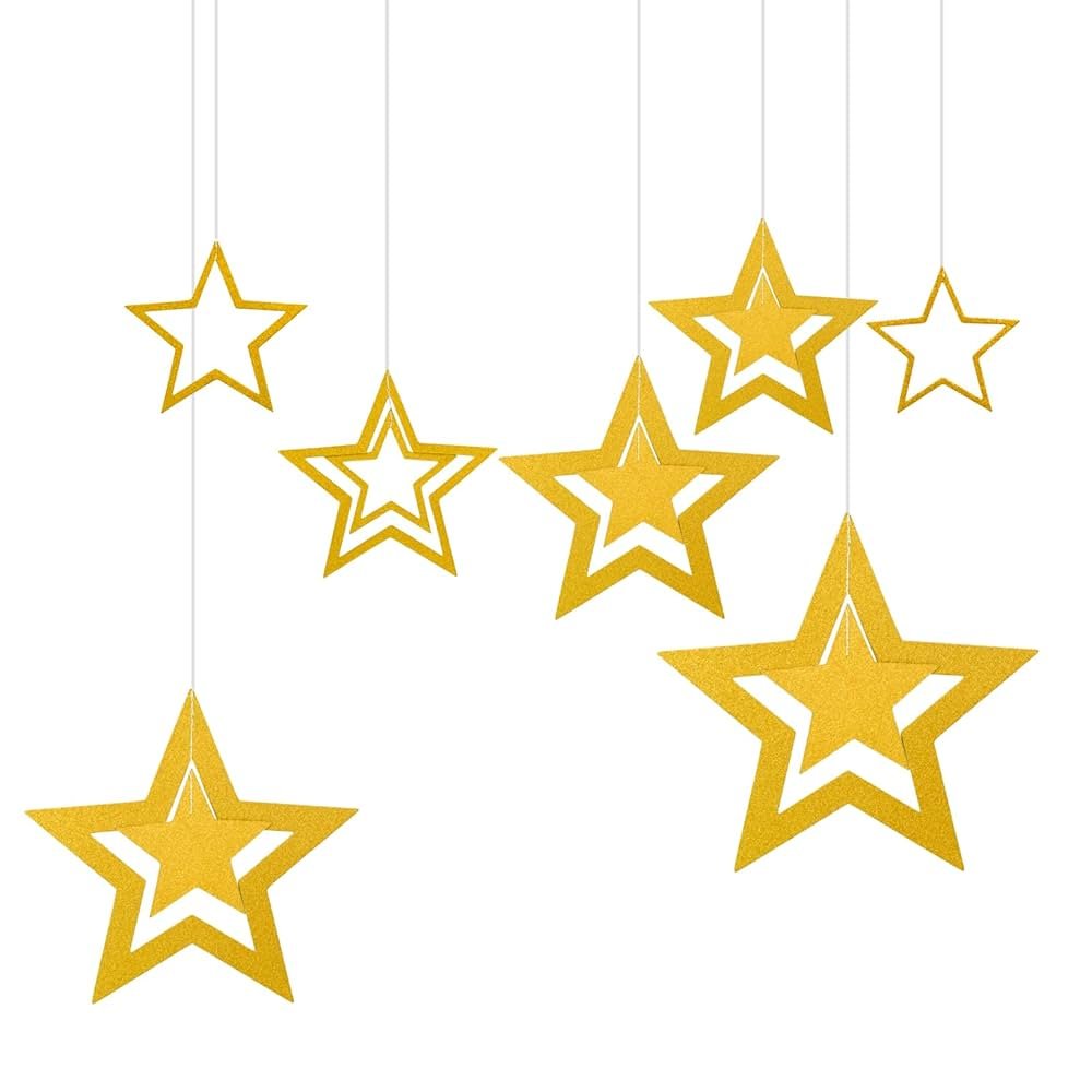 Christmas Golden Star Ornament Ideas