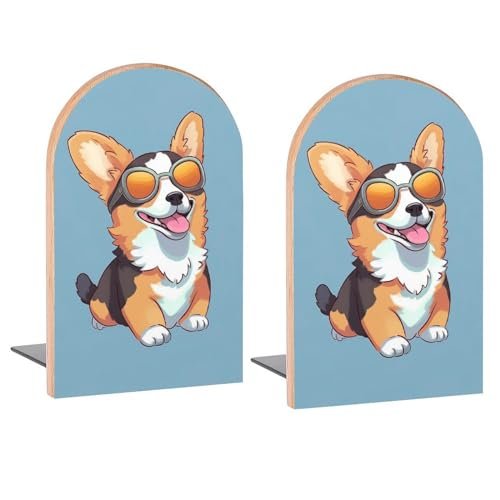 Corgi Bookends