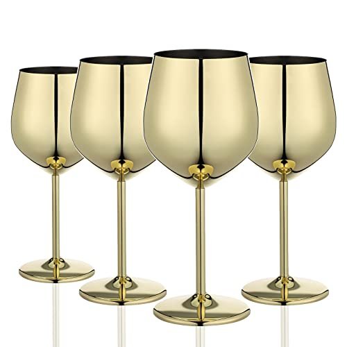 Crofton Gold Wine Glasses