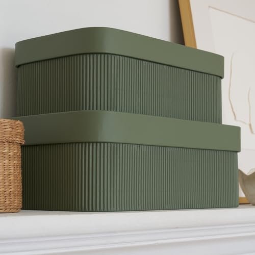Decorative Cardboard Storage Boxes Home Organization