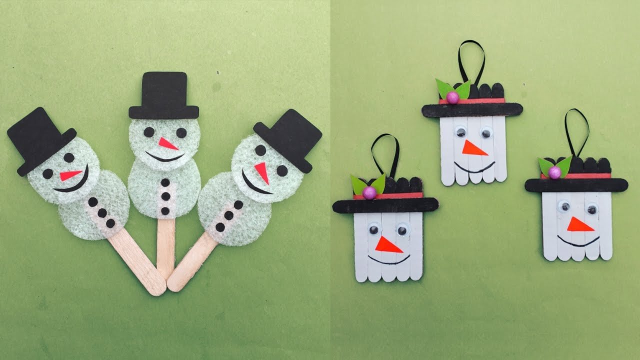 Diy Snowman Christmas Decoration