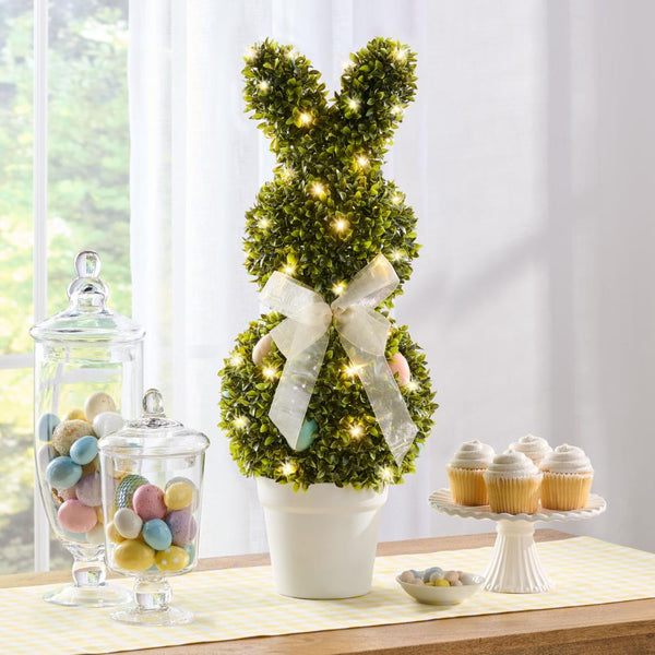 Easter Bunny Topiary Craft
