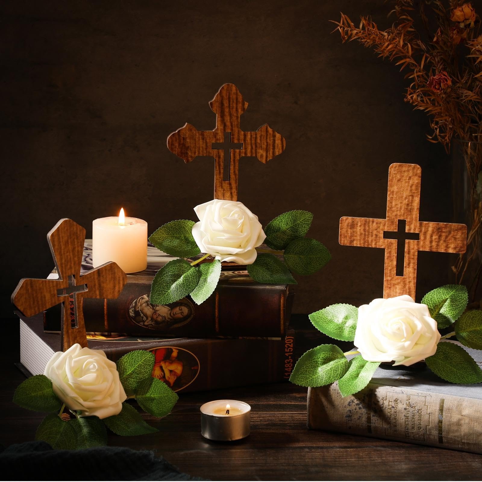 Easter Cross Centerpiece Floral