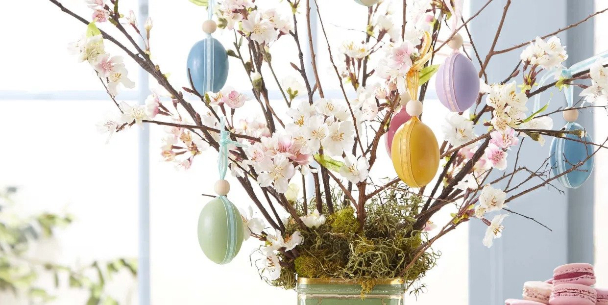 Easter Pastel Egg Tree Diy