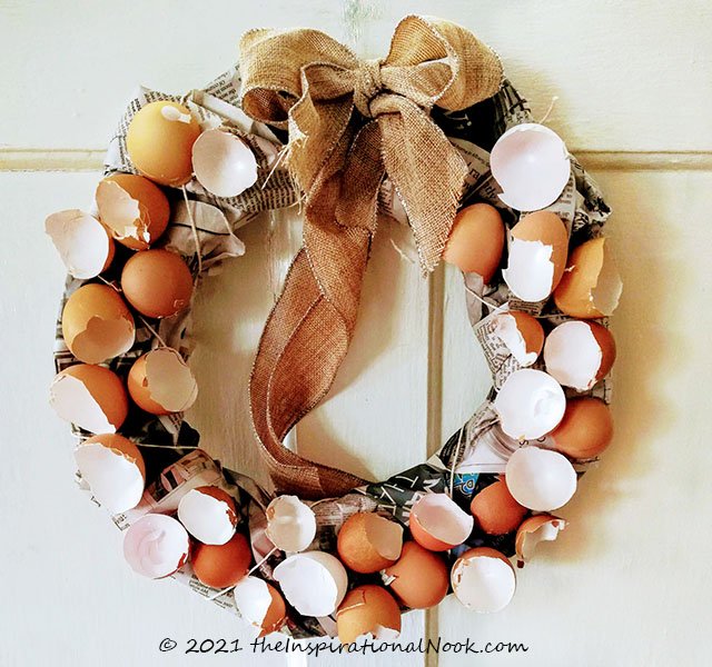 Easter Wreath With Ribbon Diy
