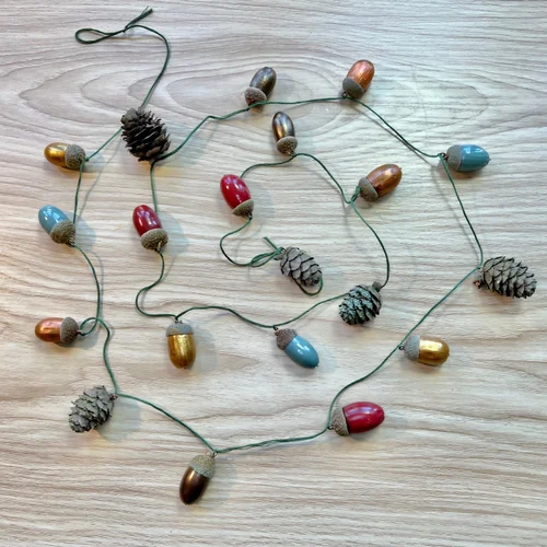 Fall Acorn Garland Craft
