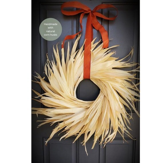 Fall Harvest Corn Husk Wreath