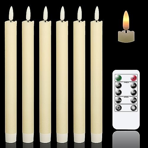 Flameless Taper Candles With Remote