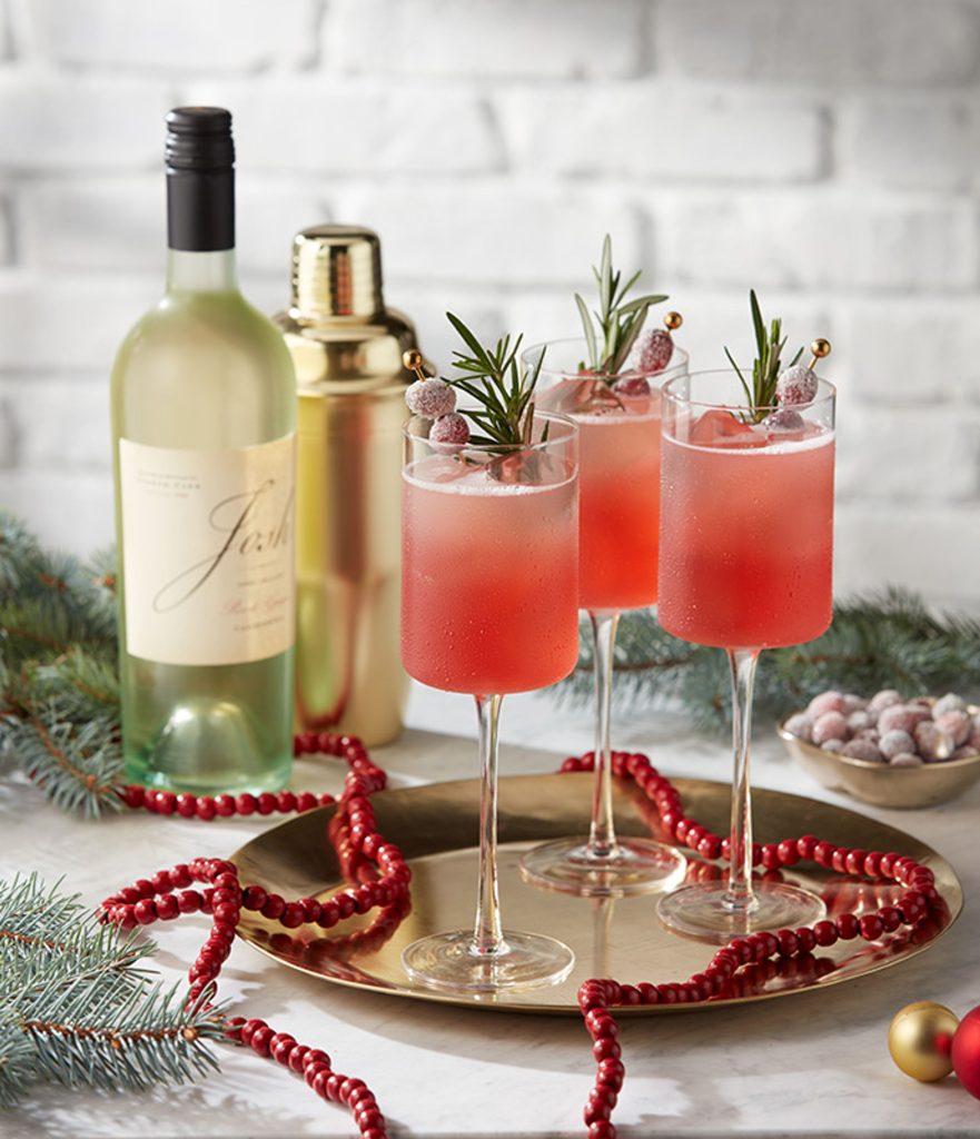 Holiday Sparkling Cranberry Cocktail