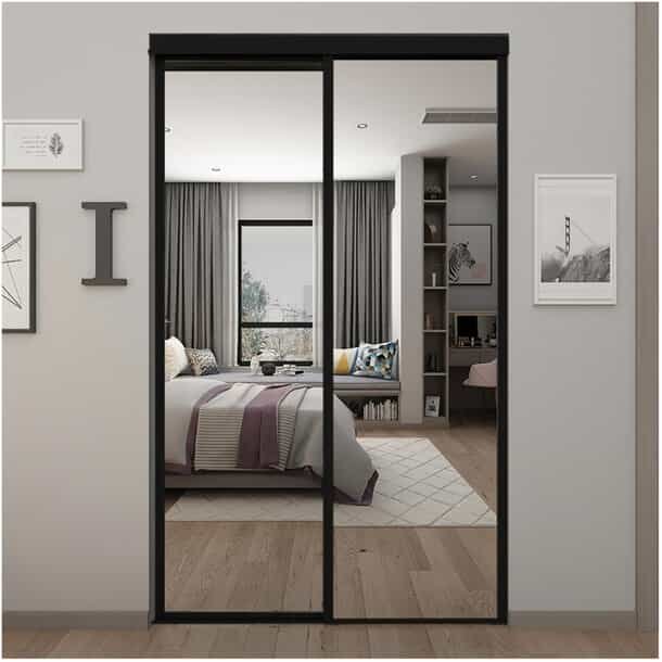 How Do Mirror Closet Doors Look in Bedroom