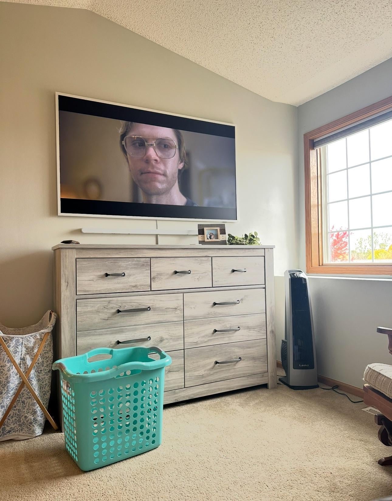How High to Mount Tv above Dresser in Bedroom