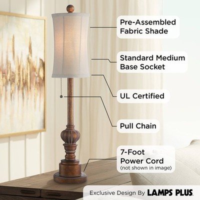 How Tall Should Living Room Table Lamps Be