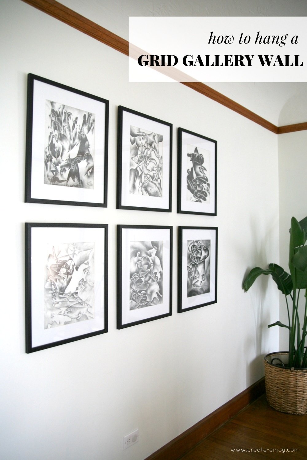 How to Arrange 4 Frames on a Wall