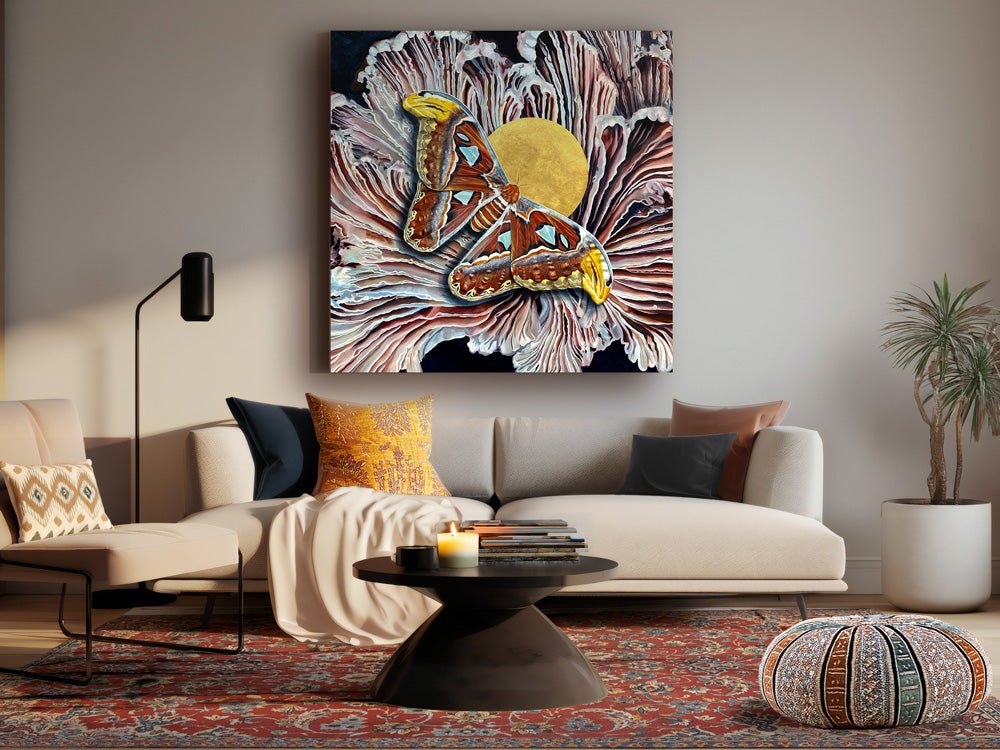 How to Arrange Abstract Art on Wall