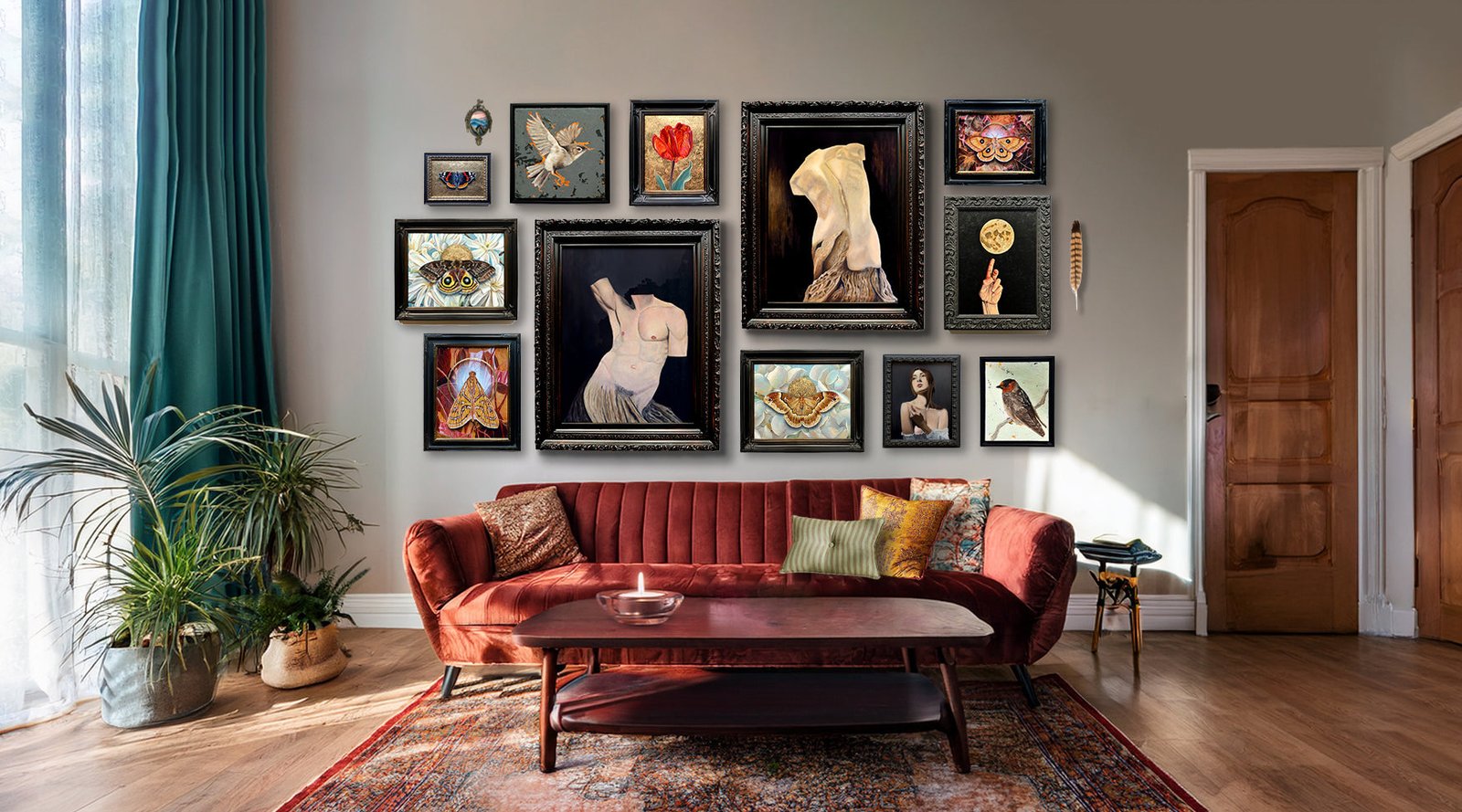 How to Arrange Living Room Wall Decor