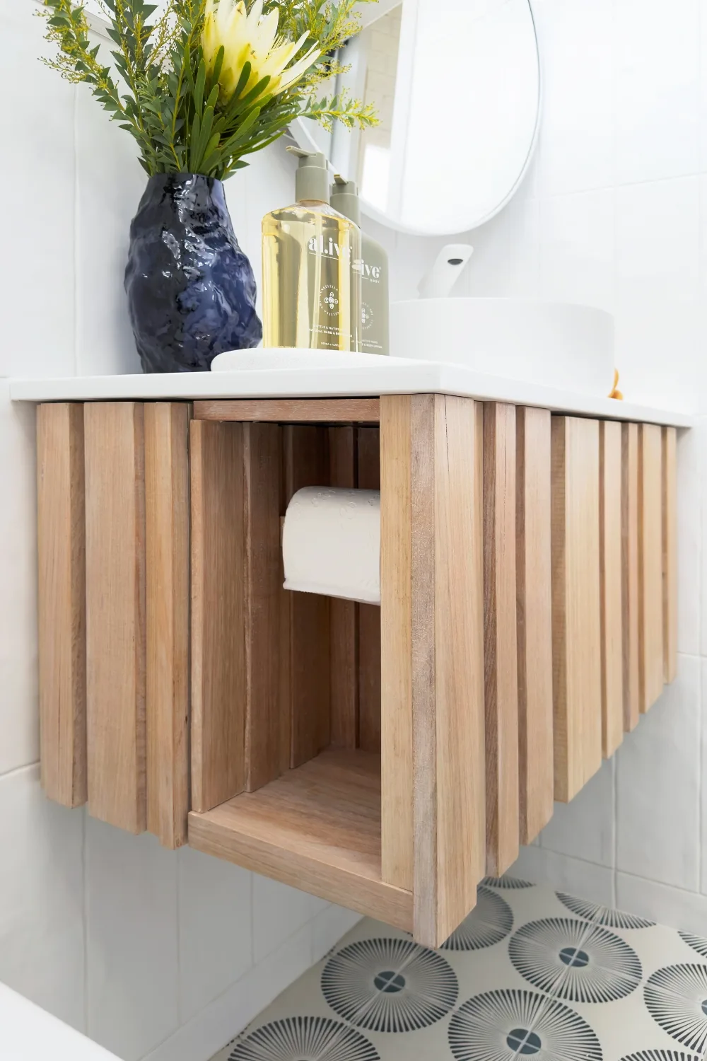 How to Build a Wall Mounted Bathroom Vanity