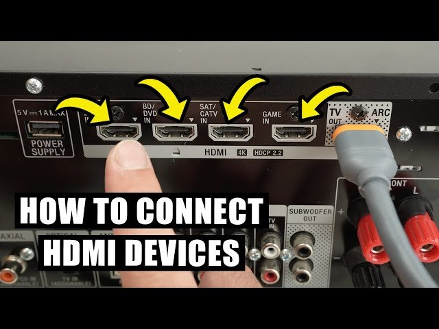 How to Connect Home Theater System With Hdmi
