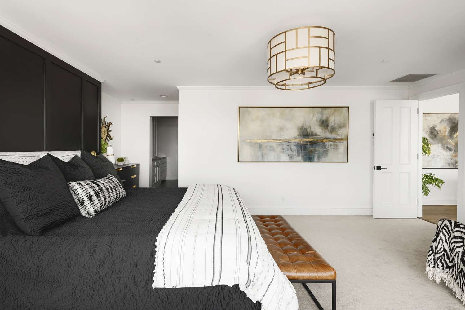 How to Decorate a Big Bedroom Wall