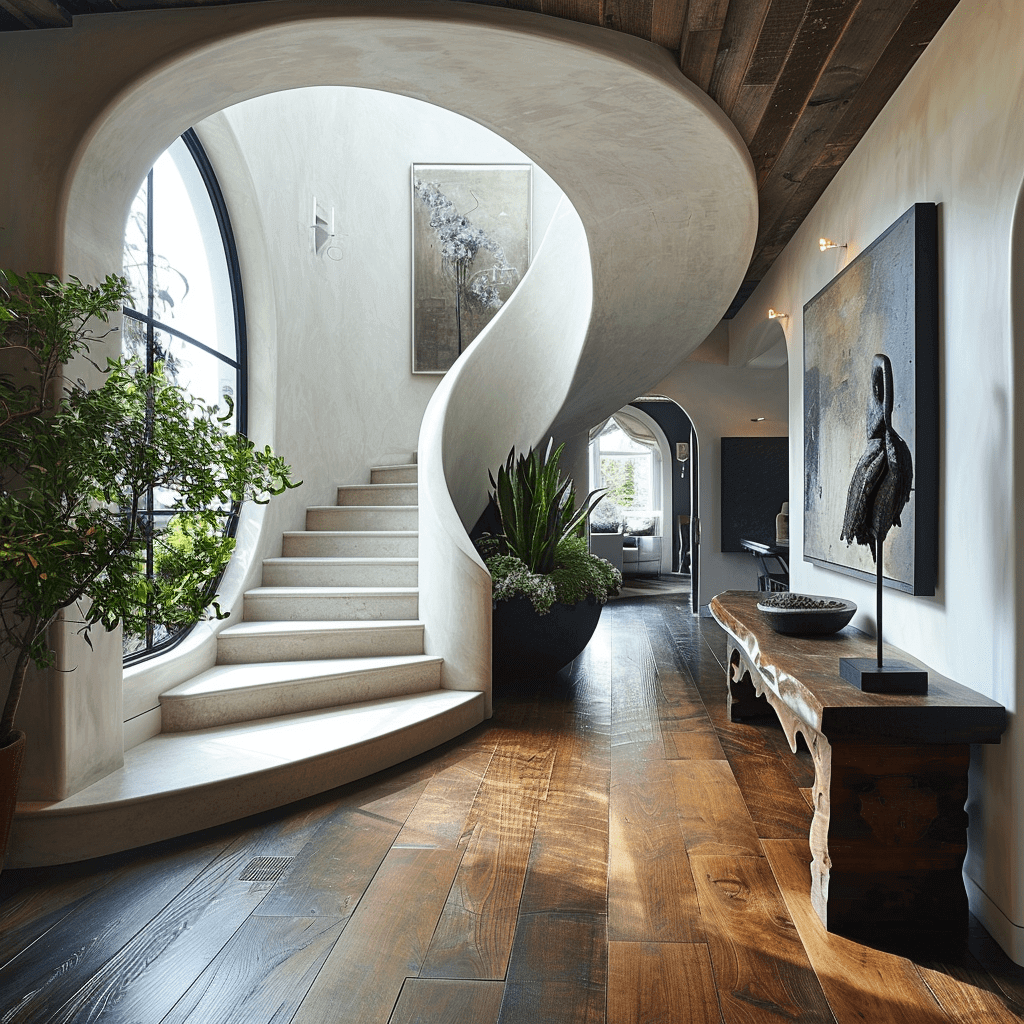 How to Decorate a Curved Wall