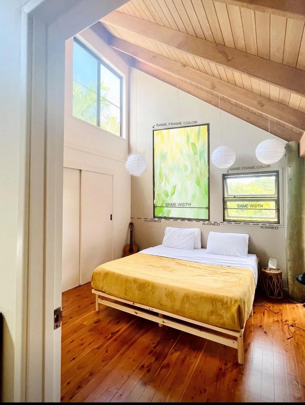 How to Decorate Bedroom With Window behind Bed