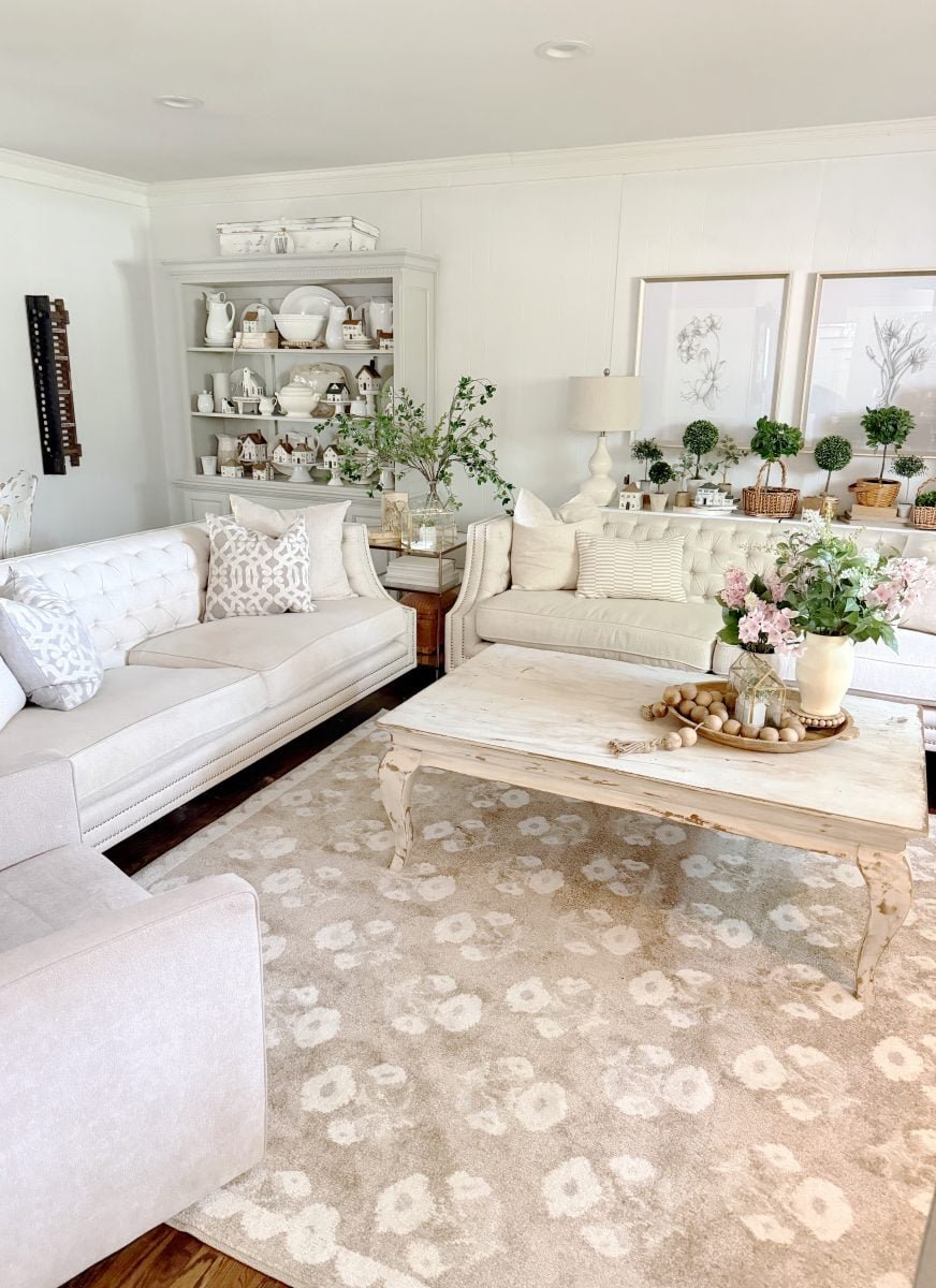 How to Decorate Living Room With Floral Sofa
