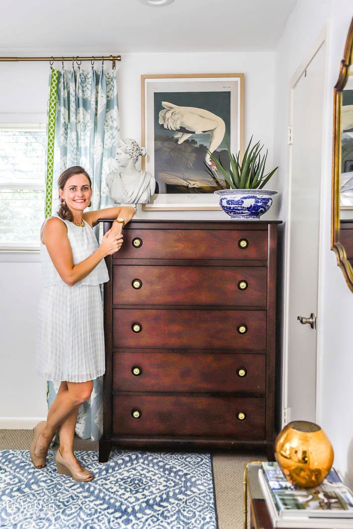 How to Decorate Tall Dresser