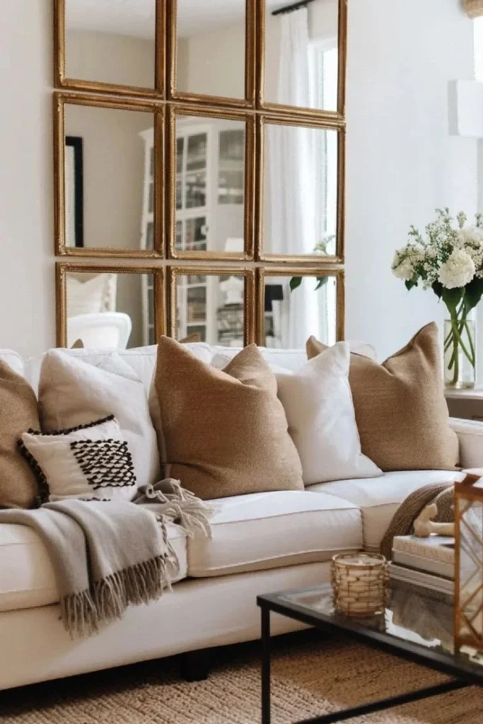 How to Decorate the Wall behind a Couch