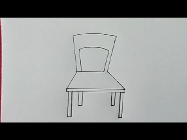 How to Draw a 3D Living Room Chair