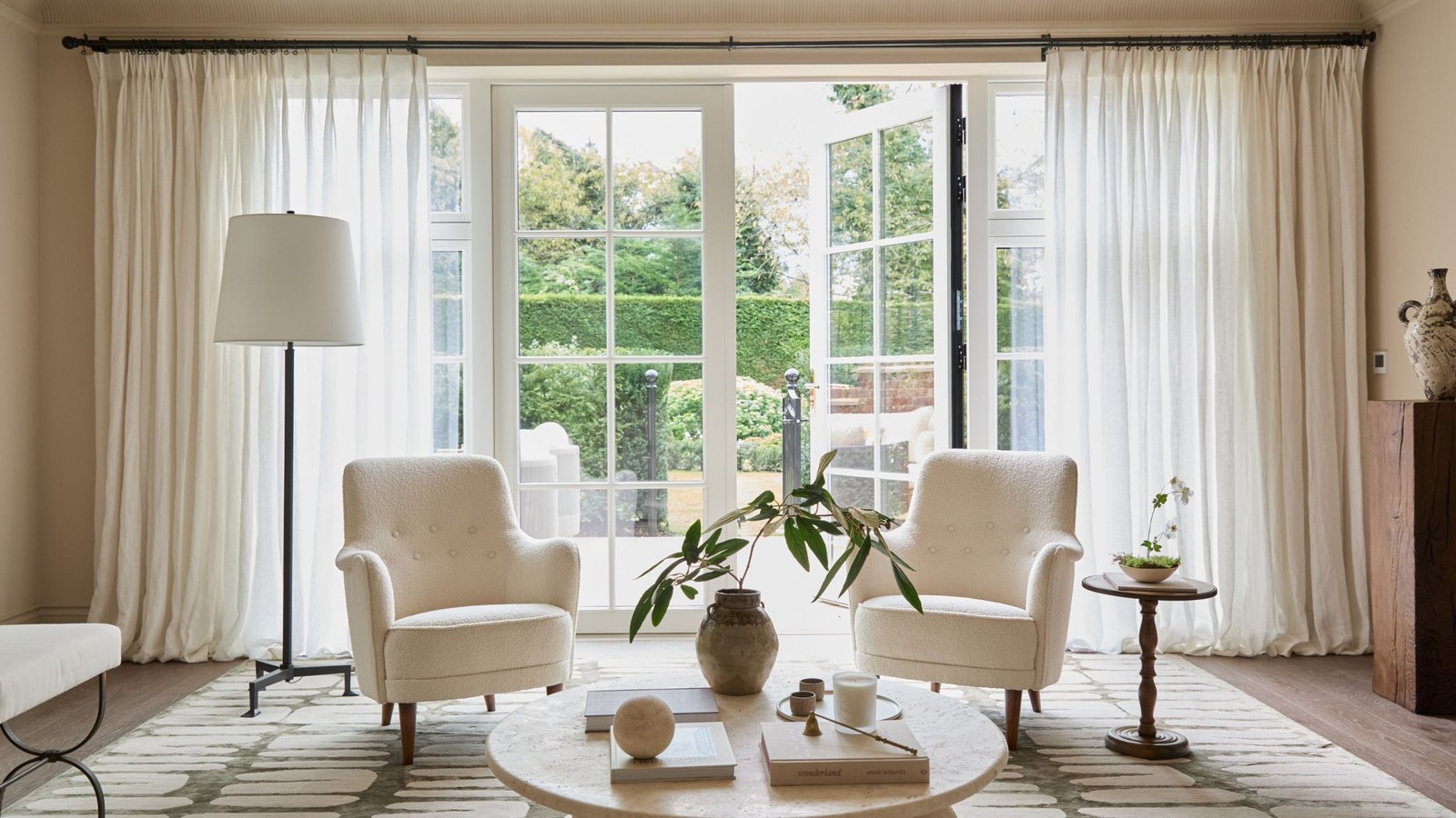 How to Dress French Doors in Bedroom