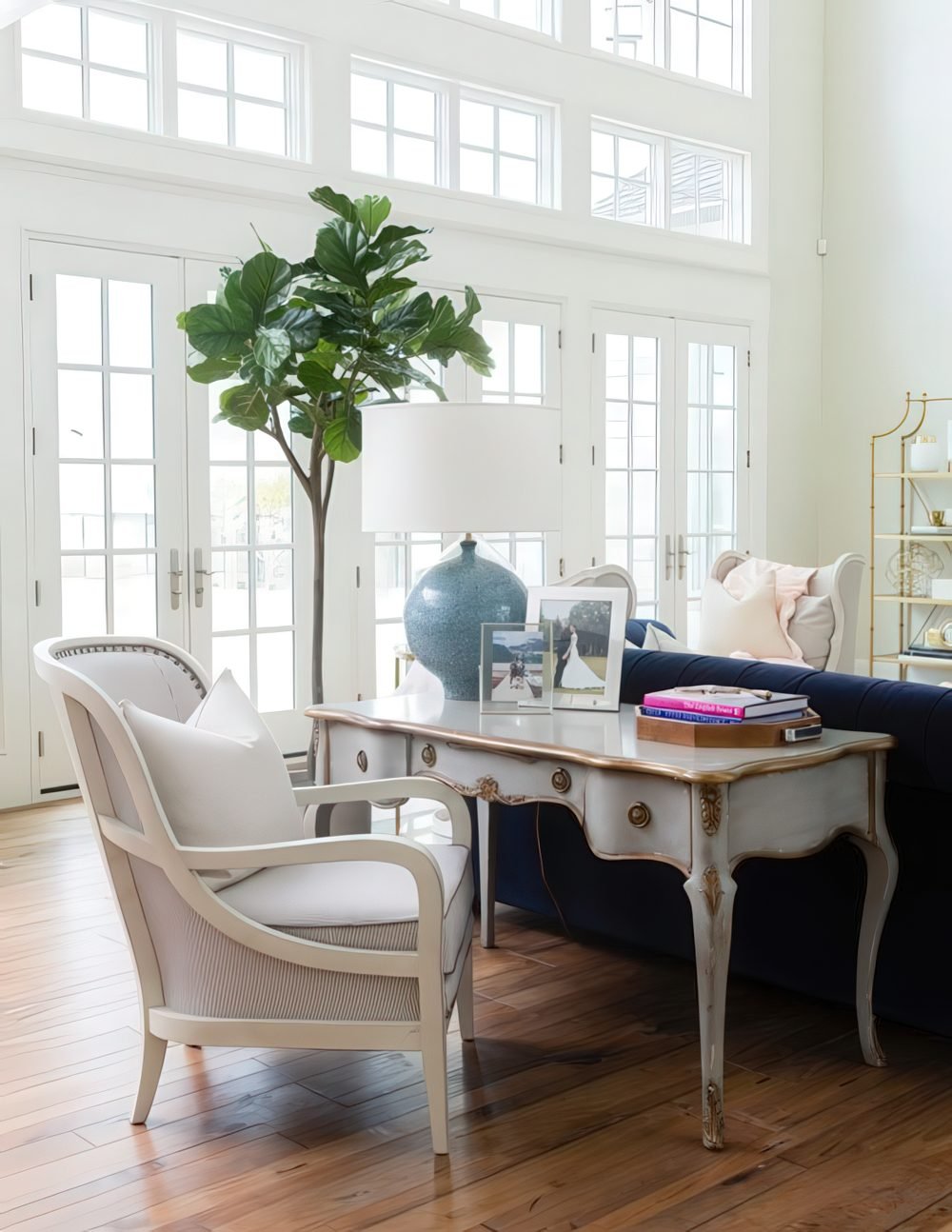 How to Fit Desks And Sofa in Living Room