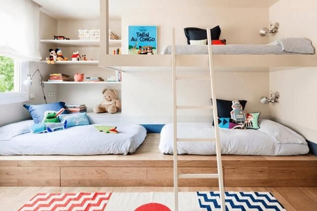 How to Fit Three Beds in Bedroom