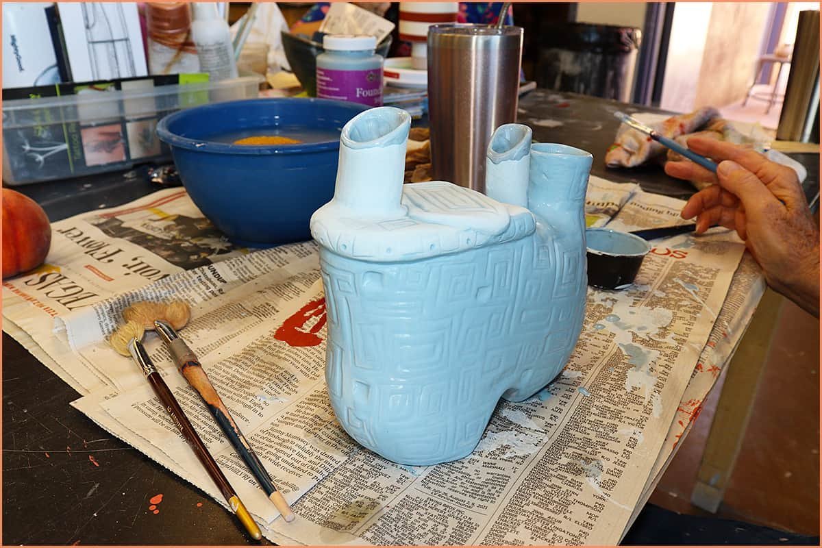 How to Glaze Clay Pots at Home