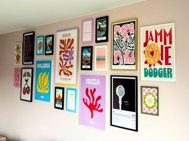 How to Hang Art on Wall Without Nails
