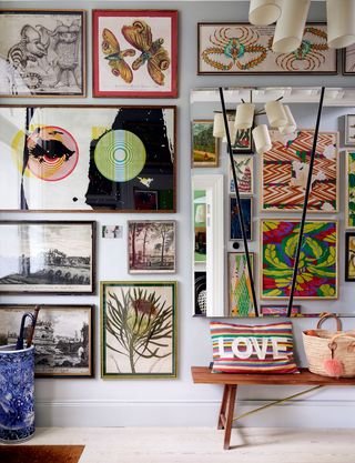 How to Hang Wall Collage