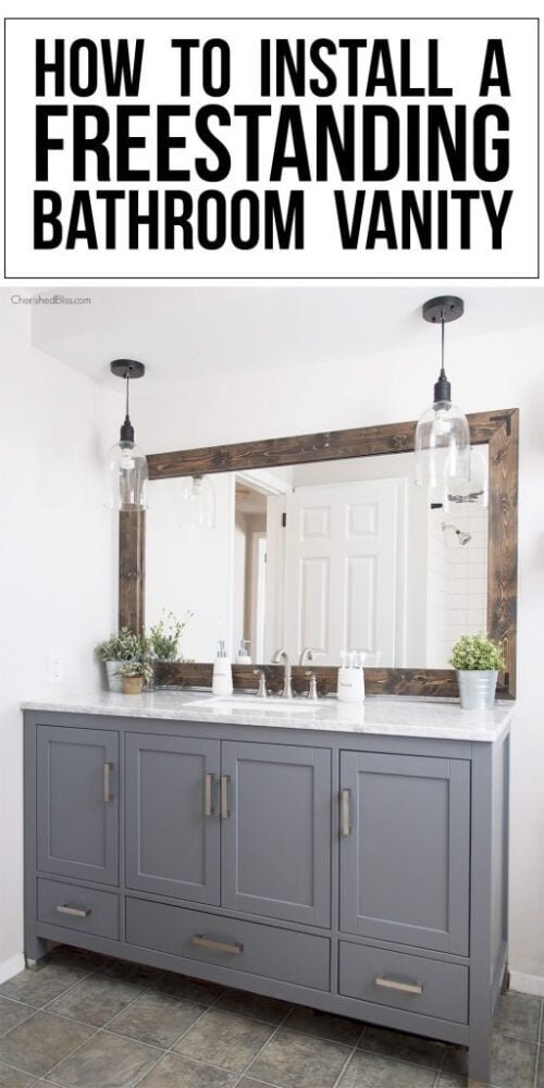 How to Install Freestanding Bathroom Vanity