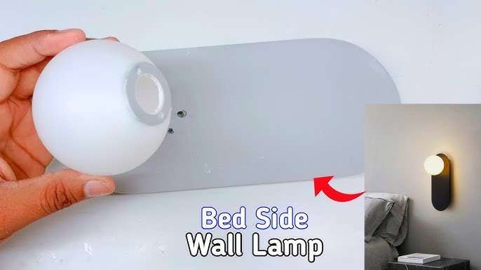 How to Make a Wall Lamp at Home