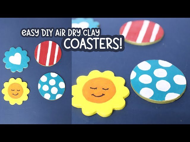 How to Make Clay Coasters at Home