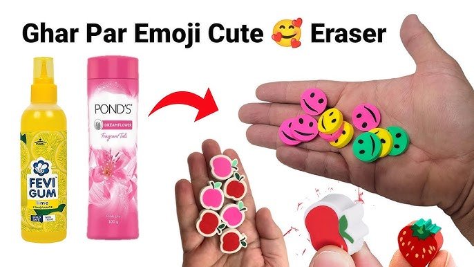 How to Make Eraser at Home Without Clay