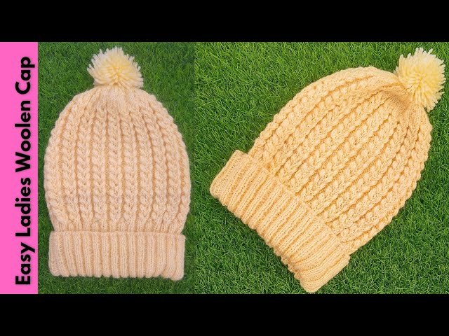 How to Make Woolen Cap at Home in Hindi