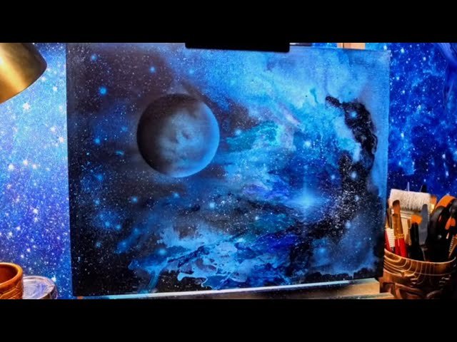 How to Paint a Galaxy on a Wall