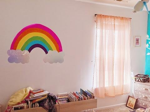 How to Paint a Rainbow on Wall