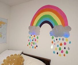 How to Paint Rainbow on Wall