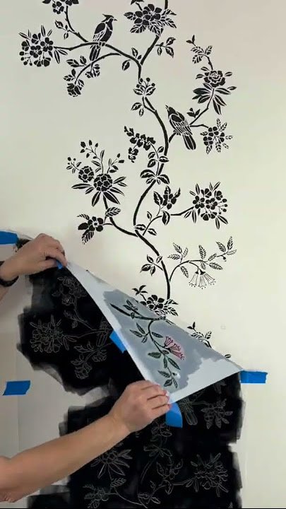 How to Paint Stencil on Wall