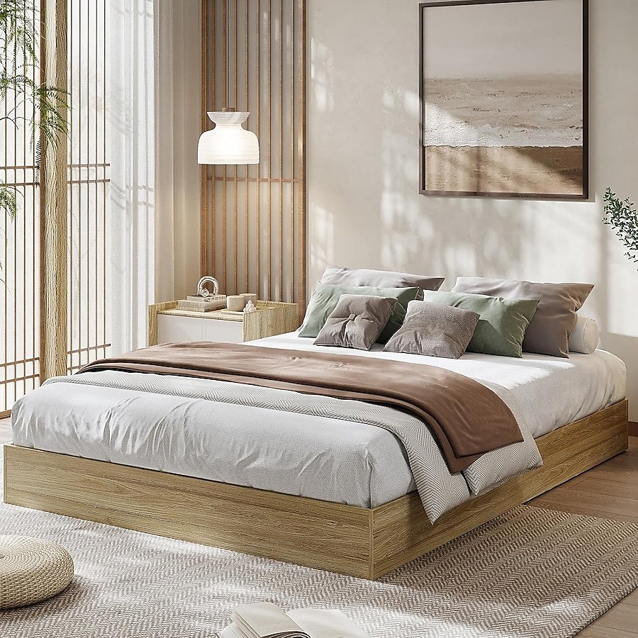 How to Set Up Bedroom With Platform Bed Without Headboard