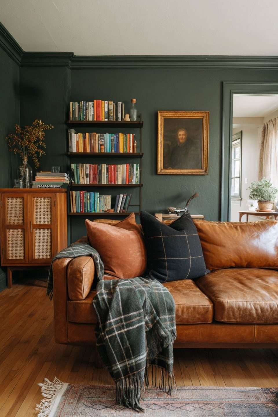 How to Use Green Cabinet in Living Room