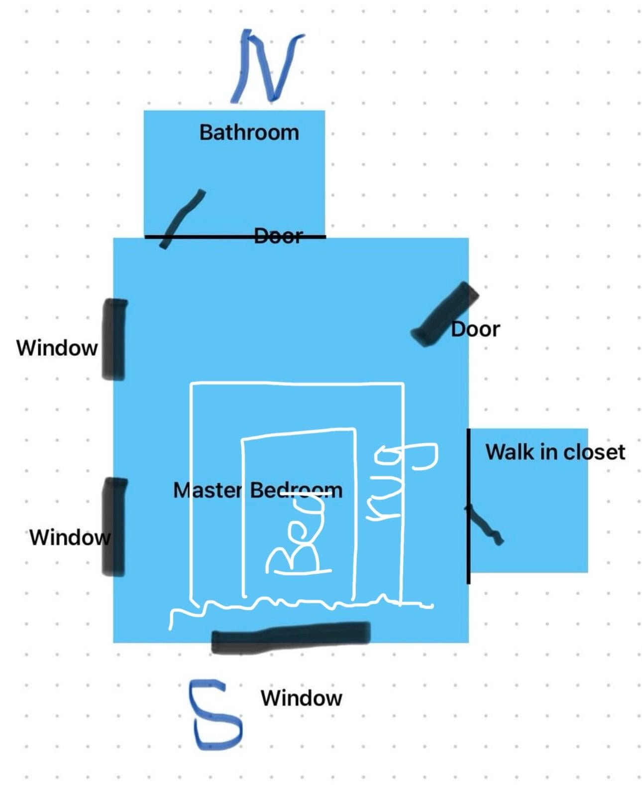 Should Bed Be Visible When Entering Bedroom