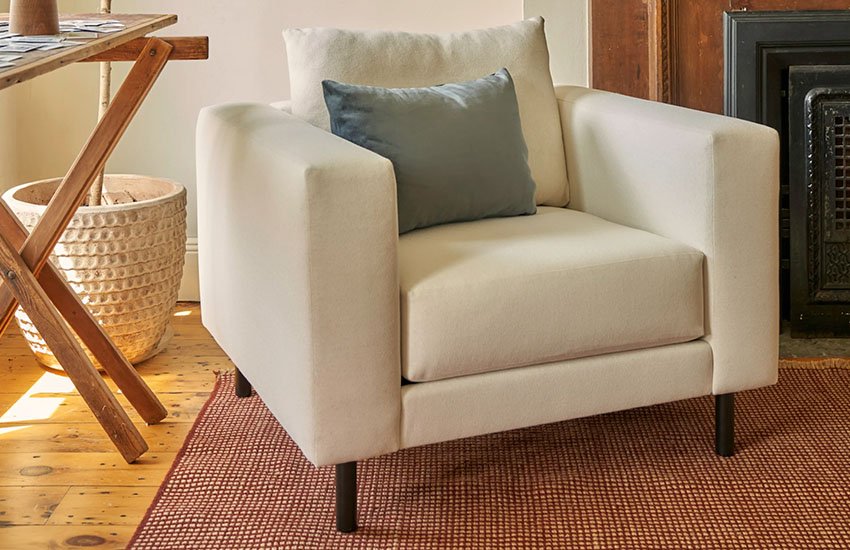 Should Slipper Chair Fabric in Foyer Match Living Room