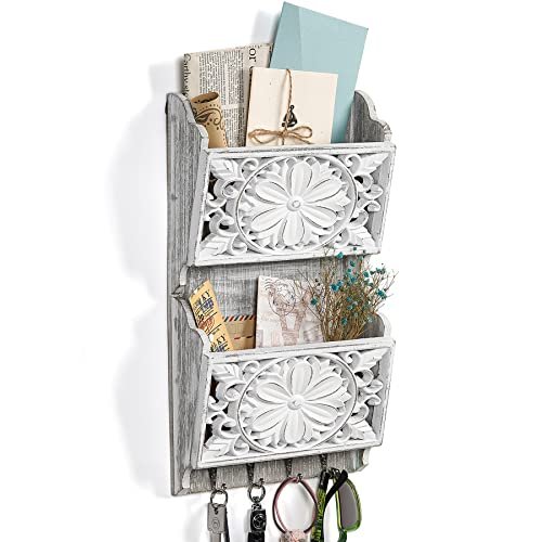 Vintage Letter Holder Wall Mount