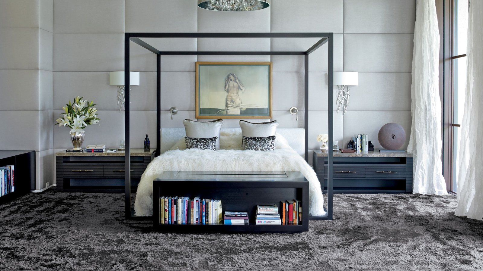 What Bedroom Furniture Goes With Black Metal Bed