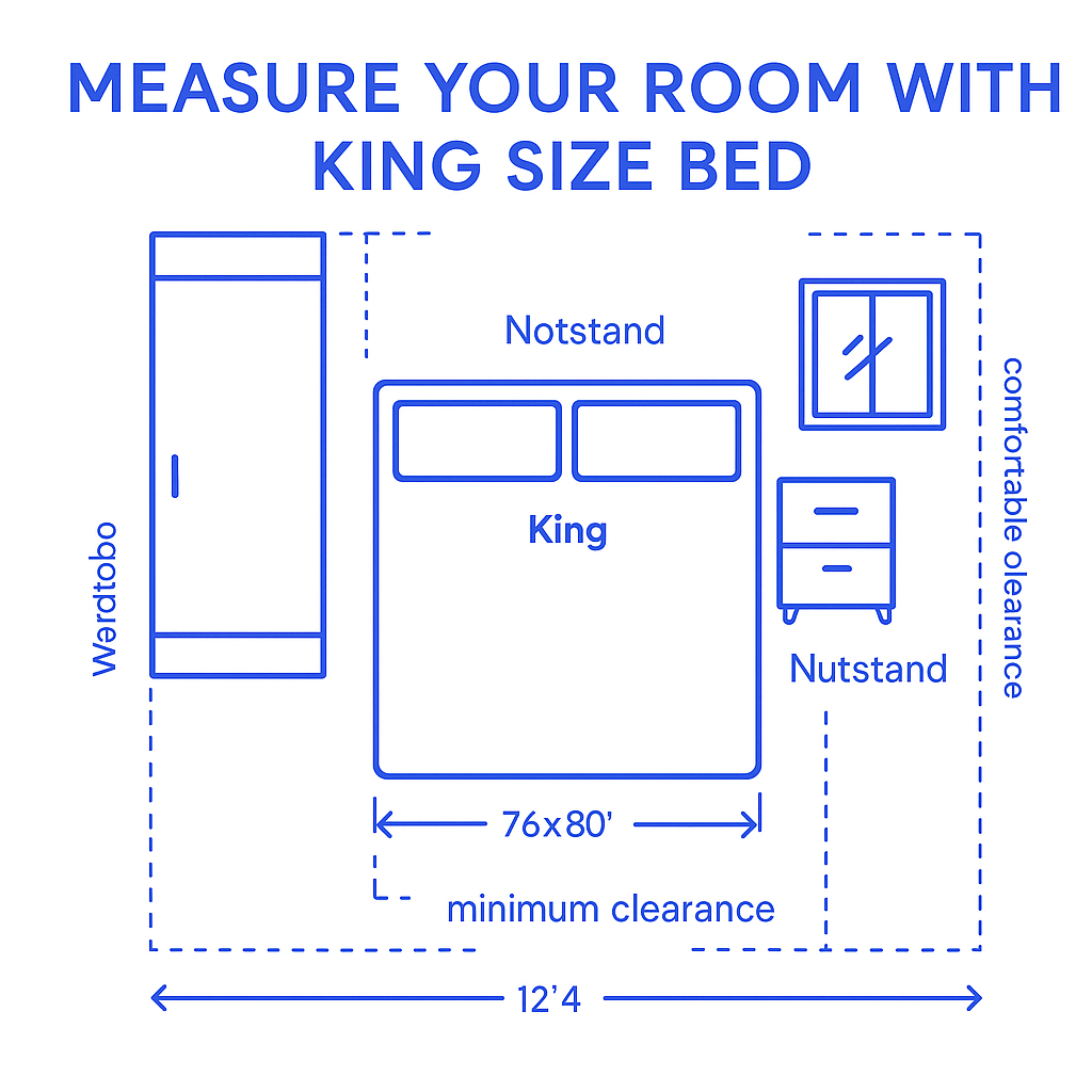 What is Minimum Size Bedroom for King Bed